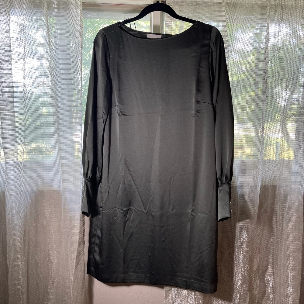 Olive green dress knee length